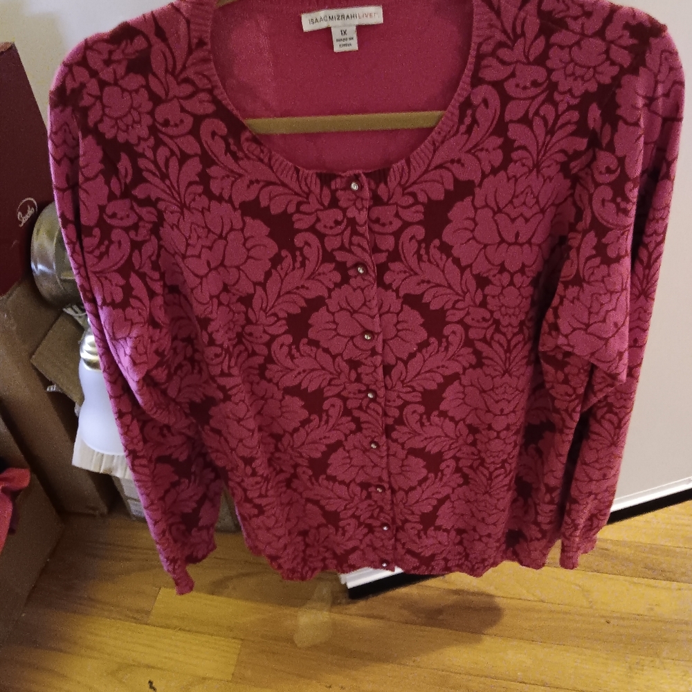 Women's button down sweater